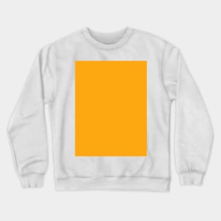 Minimal Solid Neon Orange Color Tone Crewneck Sweatshirt